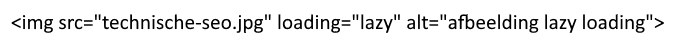 lazy loading afbeelding